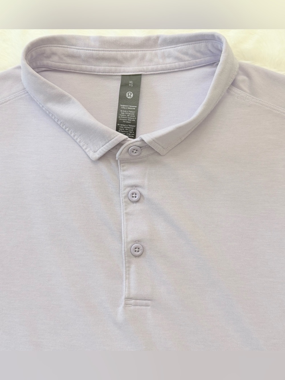 Lululemon Evolution Polo Shirt Lavender
Lilac Men's Size XL - Picture 8 of 10